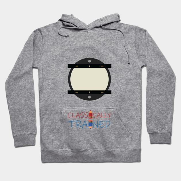 Classically Trained (2D) Hoodie by Joe's Gallery of Geekdom